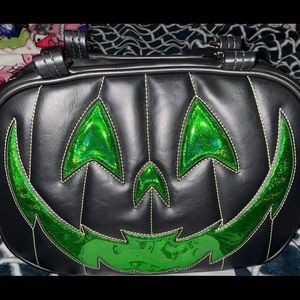 Love pain and stitches green holo boxy